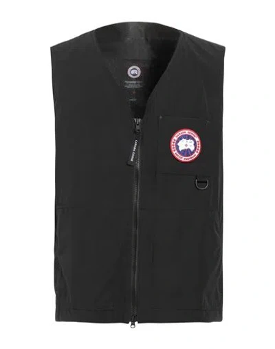 Canada Goose Canmore Logo Vest In Black