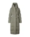 Canada Goose Marlow Belted Puffer Coat In Gray