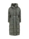 Canada Goose Marlow Padded Longline Shell-down Coat In Sagebrush