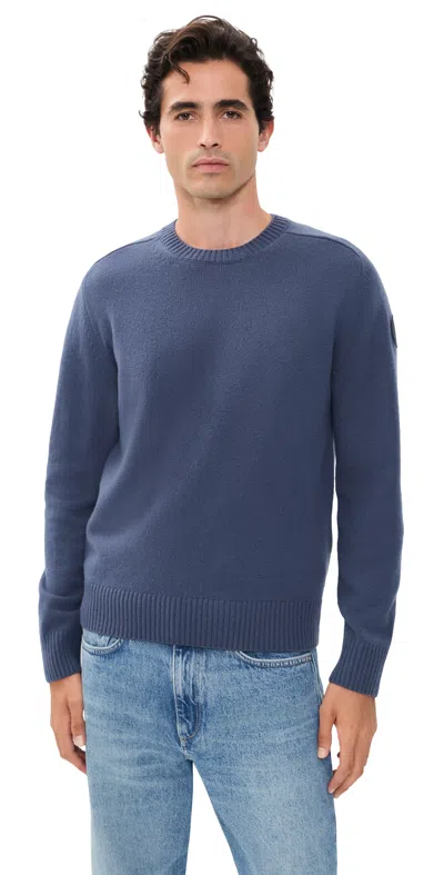 Canada Goose Matawin Crew Sweater Dusk Blue In Brown