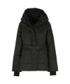Canada Goose Green Performance Satin Mckenna Jacket In Black