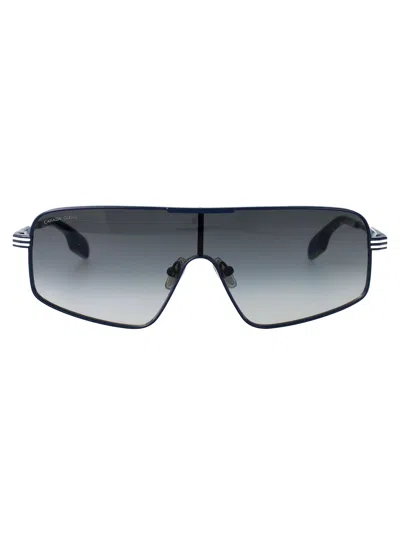 Canada Goose Medium Blue 4 Titanium Sunglasses In Metallic