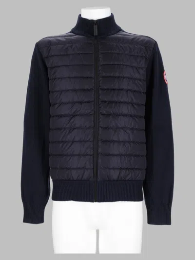 Canada Goose Men's 100% Wool Sports Jacket In Blue
