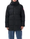 Canada Goose Macmillan Hooded Puffer Jacket In Black