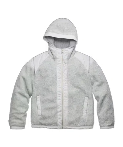 Canada Goose Men's Alberni Reversible Fleece Bomber In Silver