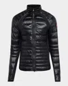 Canada Goose Hybridge Zip-front Jacket In Black