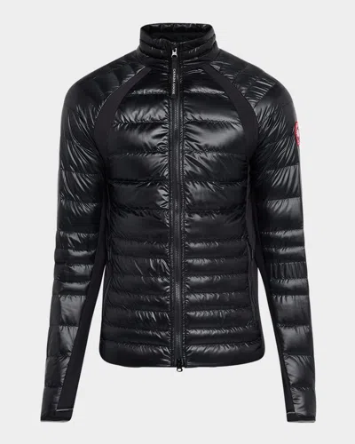 Canada Goose Hybridge Zip-front Jacket In Black