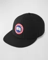 Canada Goose Arctic Disc Logo Baseball Cap In Black