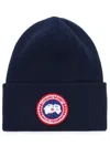 Canada Goose Arctic Disc Toque Wool Beanie In Blue