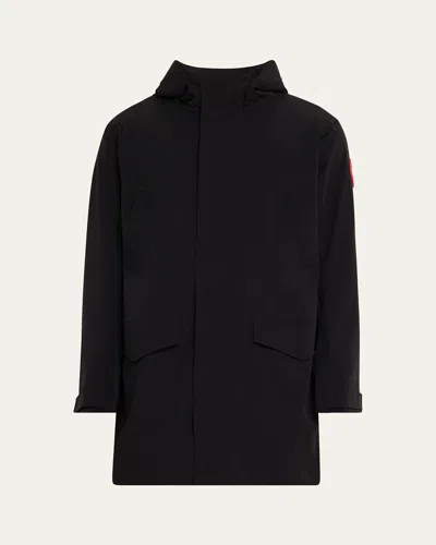 Canada Goose Men's Barclay Rain Jacket In Black