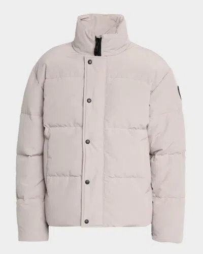 Canada Goose Men's Bayview Parka Jacket In Neutral