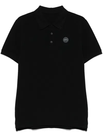 Canada Goose Men Beckley Cotton Polo Shirt In Black
