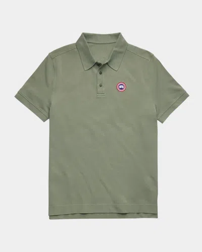 Canada Goose Men's Beckley Polo Shirt In Green
