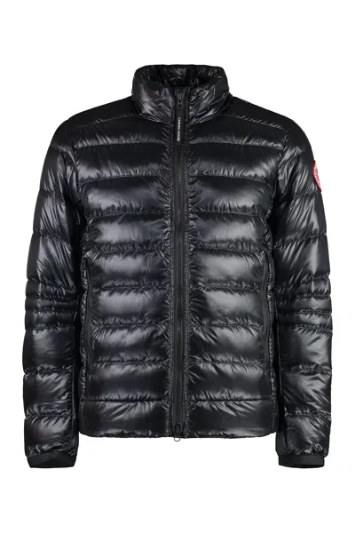 Canada Goose Men's Black Techno-nylon Down Jacket For Ss24
