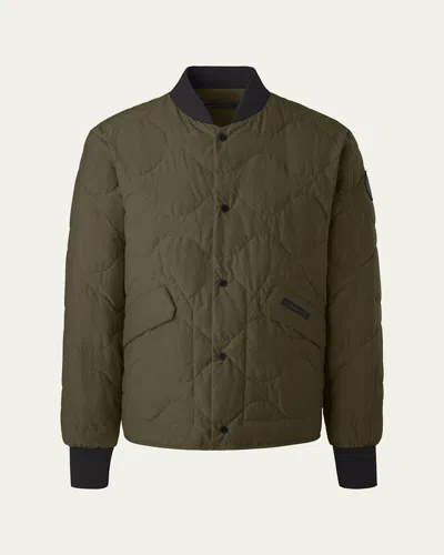 Canada Goose Men's Boswell Reversible Liner Jacket In Military Green