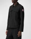Canada Goose Burnaby Nylon Jacket In Black