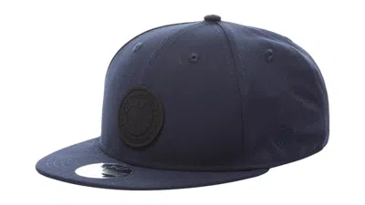 Pre-owned Canada Goose Men's  Arctic Disc Snapback Cap In Atlantic Navy Blue