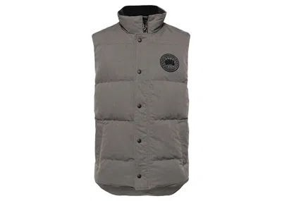 Pre-owned Canada Goose Men's  Black Label Garson Vest In Grey