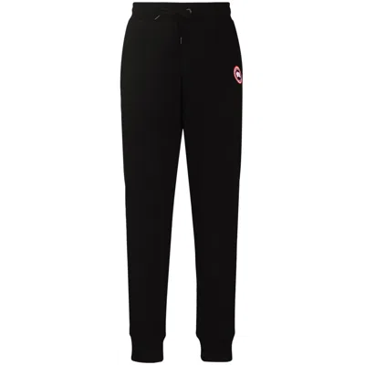 CANADA GOOSE CANADA GOOSE BLACK TROUSERS - TRACK PANTS MEN