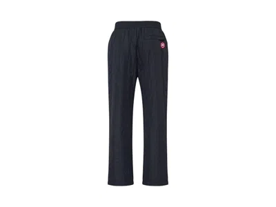 Pre-owned Canada Goose Men's  Carlyle Quilted Badge Pants In Black
