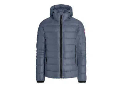 Pre-owned Canada Goose Men's  Crofton Down Hoody In Ozone Blue