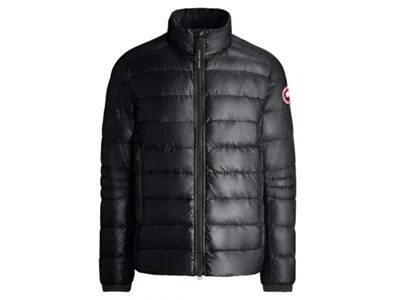 Pre-owned Canada Goose Men's  Crofton Down Slim Fit Jacket In Black