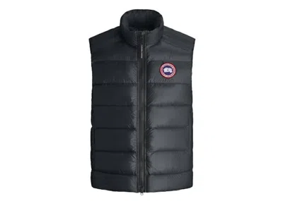 Pre-owned Canada Goose Men's  Crofton Down Vest In Carbon