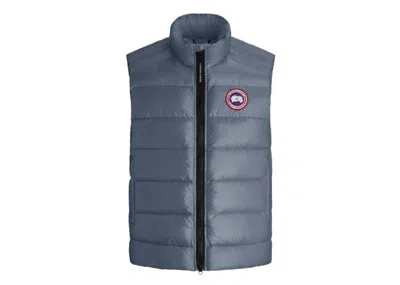 Pre-owned Canada Goose Men's  Crofton Down Vest In Ozone Blue