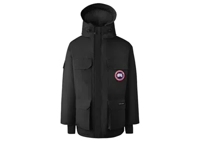 Pre-owned Canada Goose Men's  Expedition Heritage Parka In Jacket Black