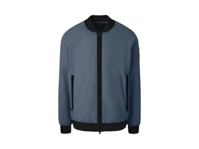 Pre-owned Canada Goose Men's  Faber Bomber Jacket In Ozone Blue