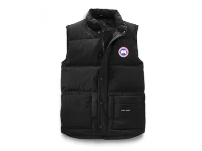Pre-owned Canada Goose Men's  Freestyle Crew Gilet In Black