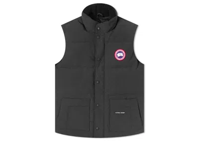 Pre-owned Canada Goose Men's  Freestyle Vest In Black