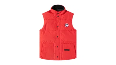 Pre-owned Canada Goose Men's  Freestyle Vest In Red