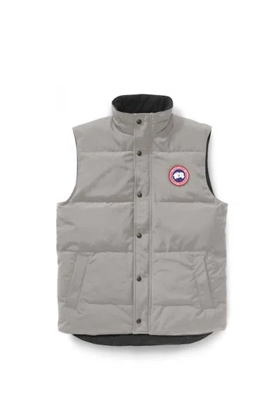 Pre-owned Canada Goose Men's  Garson Vest In Limestone In Gray