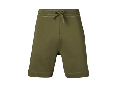 Pre-owned Canada Goose Men's  Huron Logo Shorts In Military Green