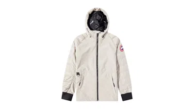 Pre-owned Canada Goose Men's  Hybridge Weyburn Hoodie In Limestone