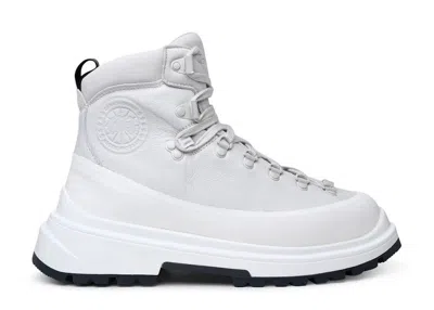 Pre-owned Canada Goose Men's  Journey Boot Sneakers In White
