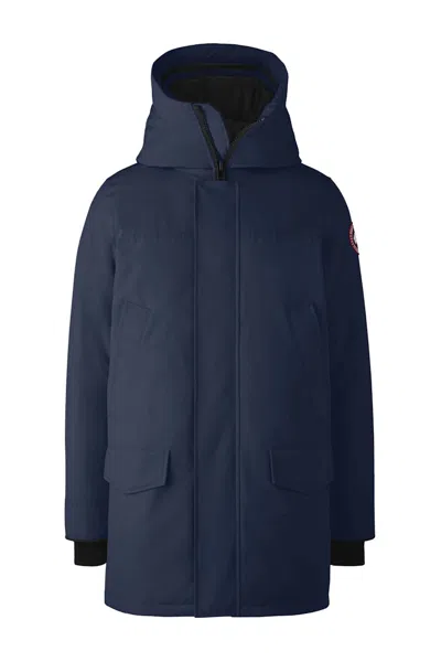 Pre-owned Canada Goose Men's  Langford Parka In Jacket Atlantic Navy Blue