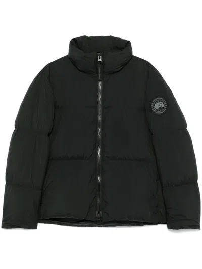Pre-owned Canada Goose Men's  Lawrence Puffer Jacket In Black