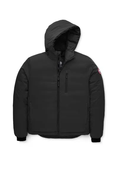 Pre-owned Canada Goose Men's  Lodge Down Matte Finish Hoody In Black
