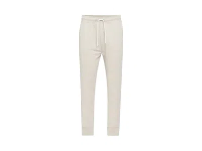 Pre-owned Canada Goose Men's  Logo Sweatpants In Limestone