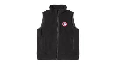 Pre-owned Canada Goose Men's  Mersey Fleece Vest In Black