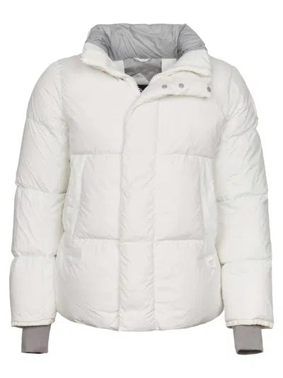 Pre-owned Canada Goose Men's  Pastel Everett Puffer Jacket In White