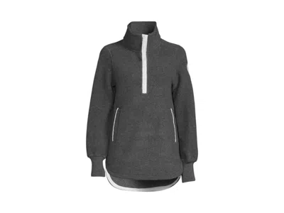 Pre-owned Canada Goose Men's  Severn Fleece Sweater In Grey In Gray