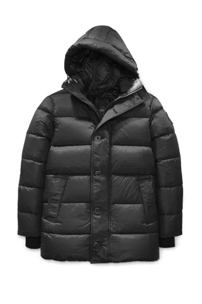 Pre-owned Canada Goose Men's  Vernon Label Parka In Jacket Black
