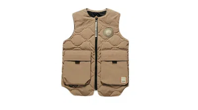 Pre-owned Canada Goose Men's  X Nba X Salehe Bembury Vest In Tan In Brown