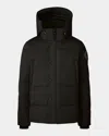 Canada Goose Men's Coated Wyndham Black Label Parka In Volcano