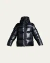 Canada Goose Crofton Water Resistant Packable 750 Fill Power Down Hooded Jacket In Black