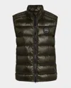 Canada Goose Men's Crofton Disc Puffer Vest In Volcano