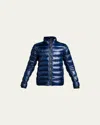 Canada Goose Black Label Black Disc Crofton Nylon Down Puffer Jacket In Atlantic Navy